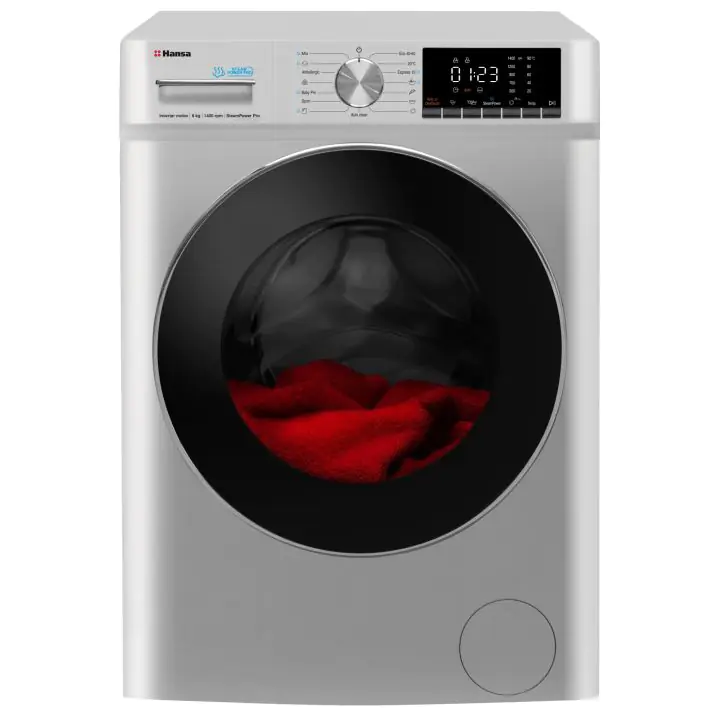 Пералня Hansa WHG814DD1LG, 8 kg., 1400 об./мин.,15 програми, Сив, (22426)