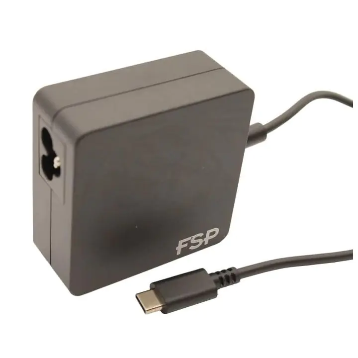 Универсално захранване(зарядно) за лаптоп FSP NB 65W, USB Type-C, Черен, (35934704)