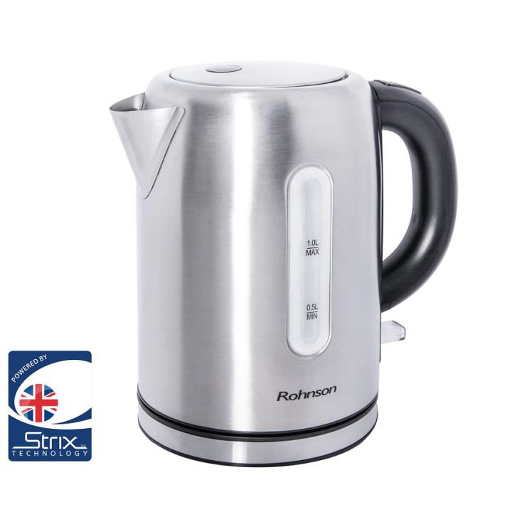 Нагревателна кана Rohnson R-7622, 2150W, 1 литър, инокс, (16631)