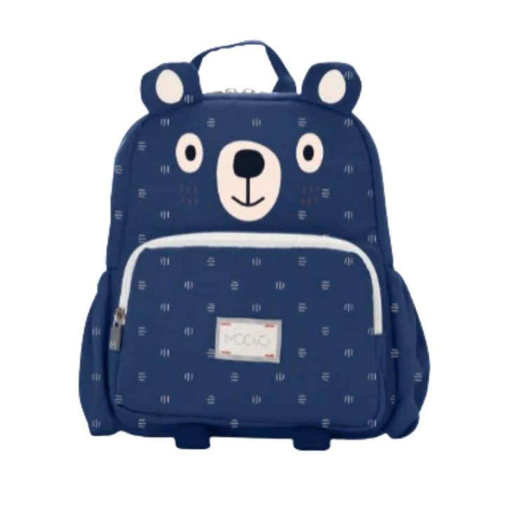 8746 Nuvita раница памучна 25x30x13 cm Orso синьо Мече, (35945143)