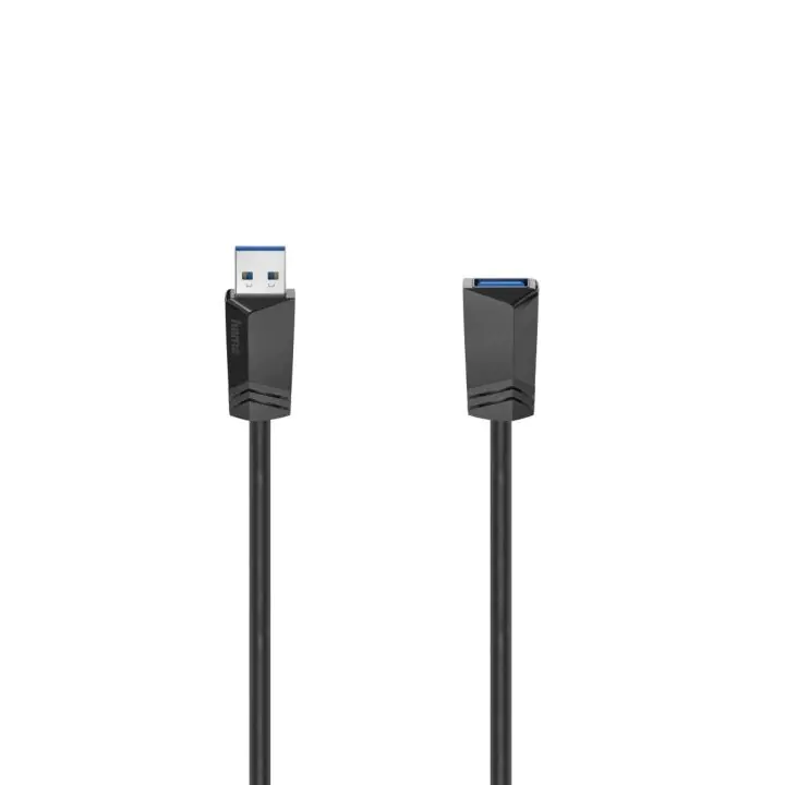 Удължителен кабел HAMA, USB 3.0 A мъжко - USB-А женско,1.5 м, Екраниран, Черен, (35934170)