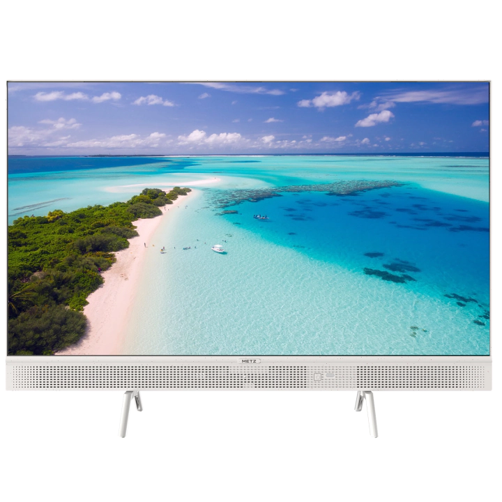 METZ Портативен телевизор 32MQE7100Z, 32' QLED, Google TV, бял, (35940037)