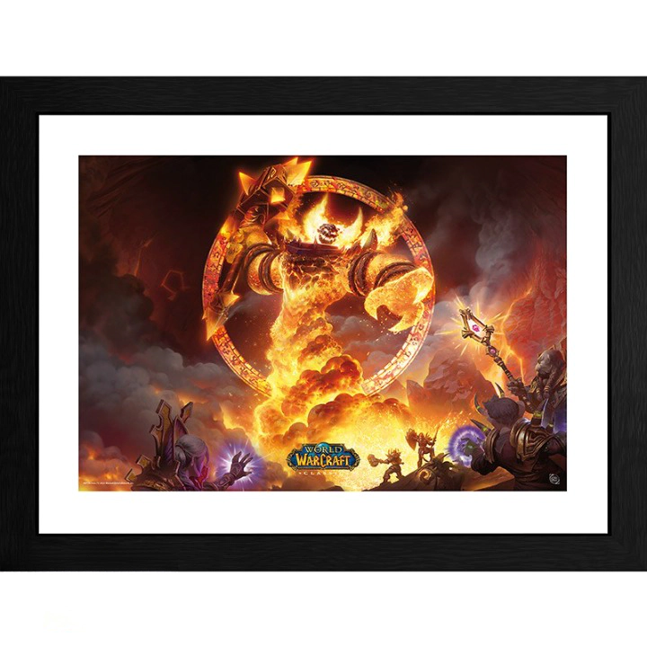 GBEYE WORLD OF WARCRAFT - Framed print 'Ragnaros' (30x40), (35935645)