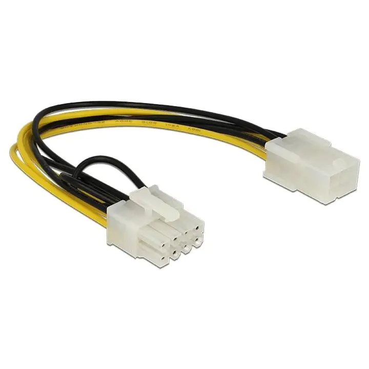 Кабел DeLock PCI Express power 6 pin женско > PCI Express 8 pin, 20 cm, (35934087)