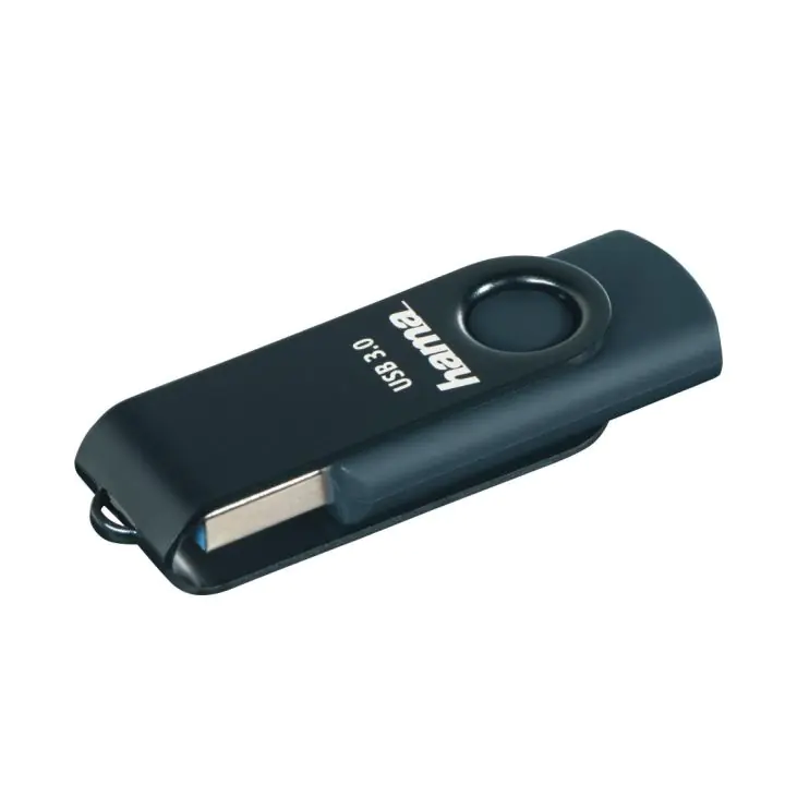 USB памет HAMA Rotate, 64GB, USB 3.0 70 MB/s, Петролно синьо, (35934647)