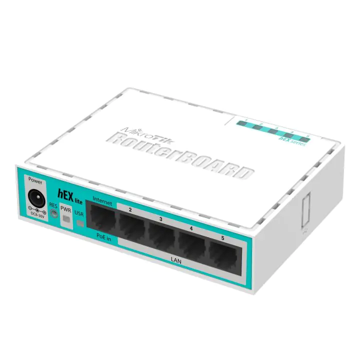 Рутер MiKrotik RB750R2, 10/100 Mbps, PoE, 64 MB, CPU 850MHz, Бял, (35934289)