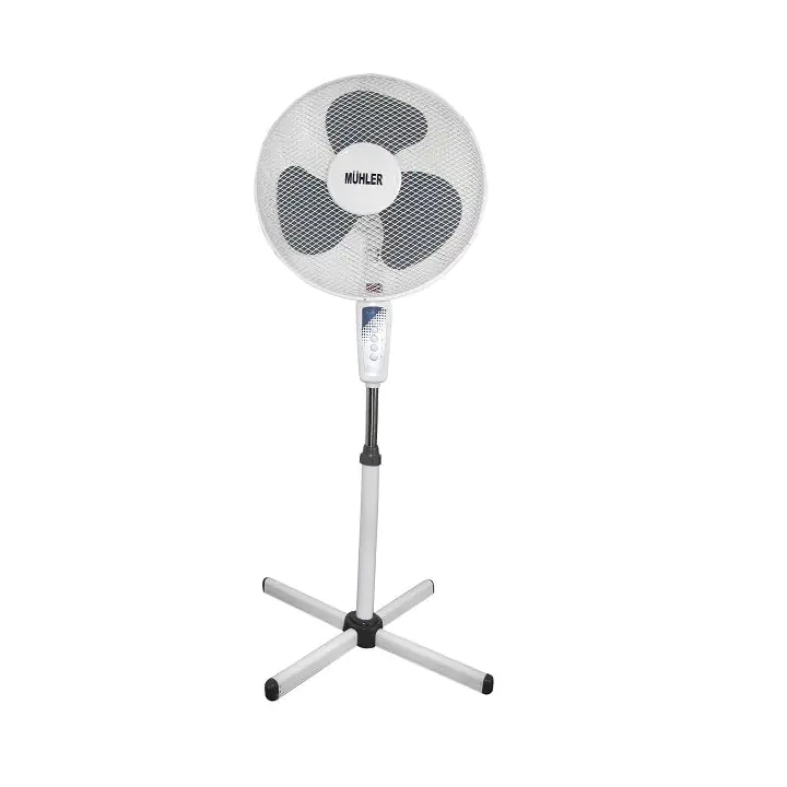 Вентилатор на стойка 16''Muhler FM-4040, 40W, бяло-сиво, (35940767)