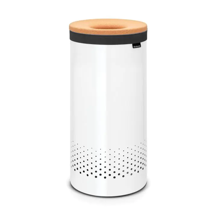 Кош за пране Brabantia 35L, White, корков капак, (35940929)