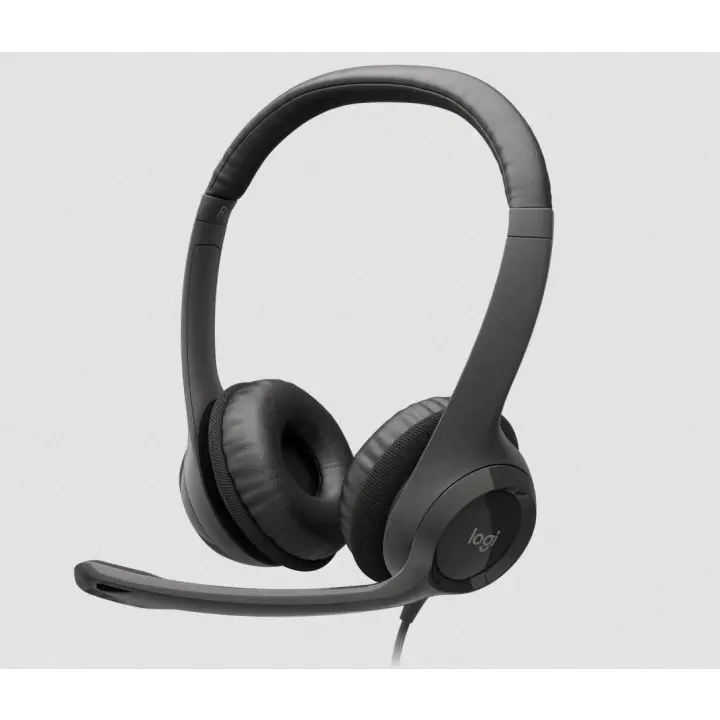 Слушалки с микрофон Logitech H390, (35935005)