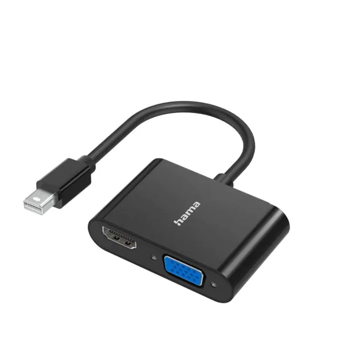 HAMA Видео адаптер 2 в 1, Mini Displayport - VGA & HDMI, Ultra-HD 4K, (35939302)