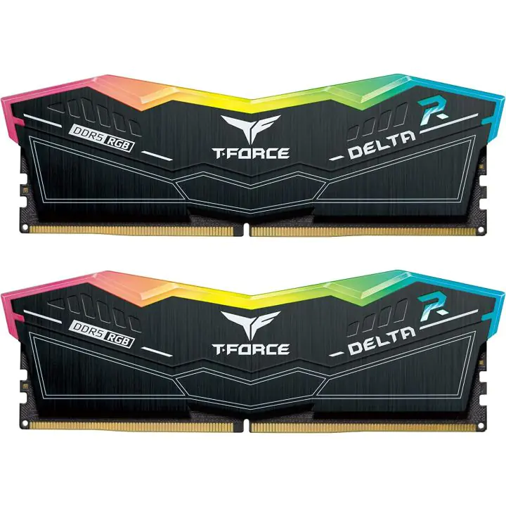 Памет Team Group T-Force Delta RGB DDR5 32GB (2x16GB) 6000MHz CL40, (35936345)