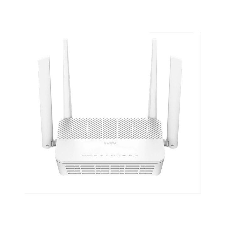 Безжичен рутер Cudy WR3000H, AX3000, 2.4/5 GHz, 1x 2.5Ghz WAN port, 10/100/1000, (35939482)