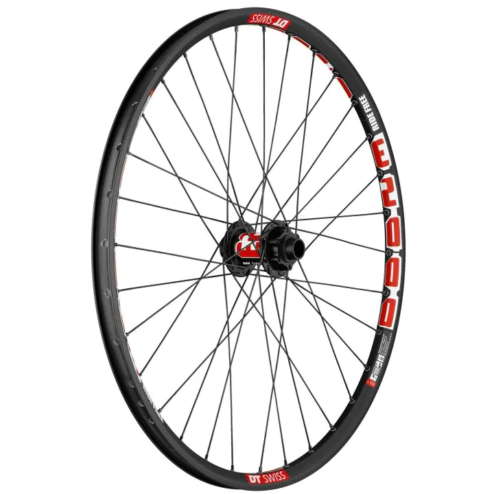 Компонент за велосипед Dt swiss DT SWISS E2000 COMPLETE WHEELS, FRONT; HUB: 110x20mm THRU AXLE, BLACK Капли Предни капли, 24805