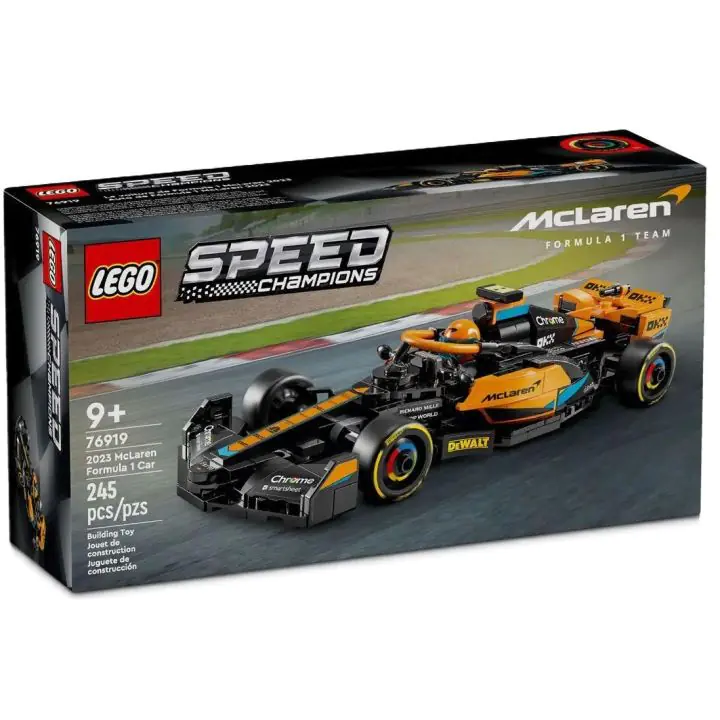 LEGO Speed Champions 2023 - McLaren Formula 1 Race Car - 76919, (35937642)