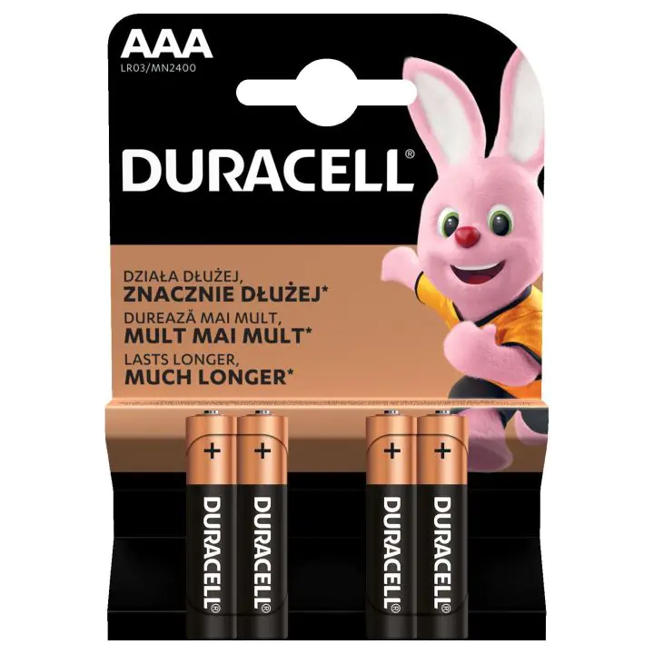 Алкална батерия DURACELL BASIC LR03 /4 бр. в блистер/ 1.5V, (35933965)