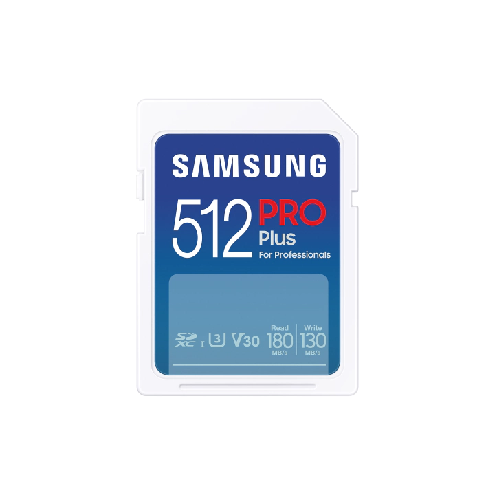 Карта памет Samsung PRO Plus, SD Card, 512GB, Бяла, (35937301)