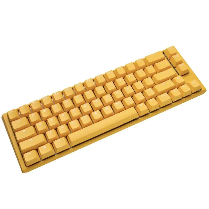 Геймърскa механична клавиатура Ducky One 3 Yellow SF 65, Cherry MX Black суичове, (35935077)