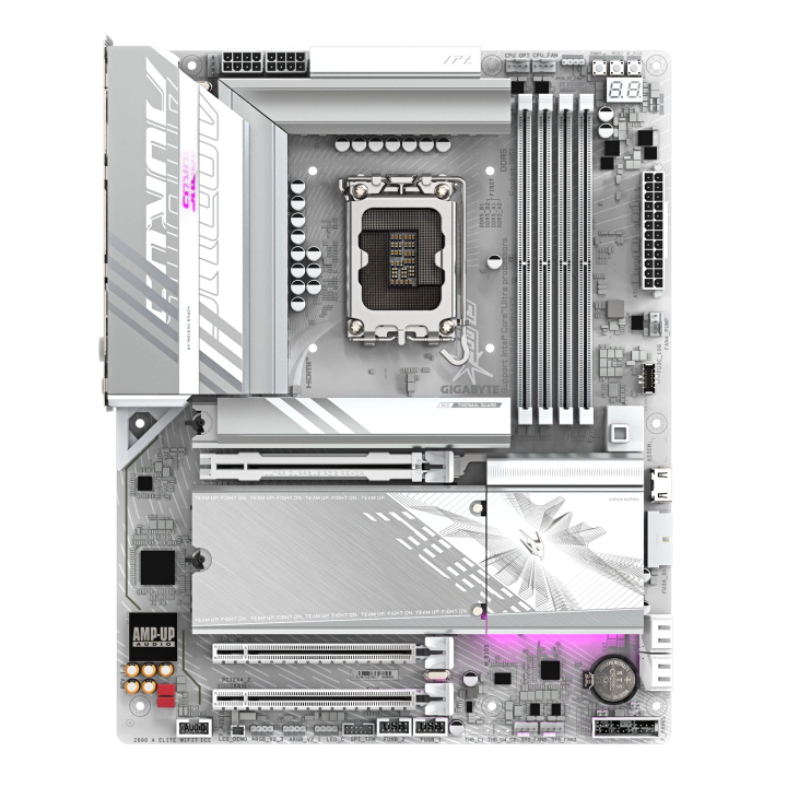 Дънна платка GIGABYTE Z890 AORUS ELITE WIFI 7 ICE, LGA 1851, (35938501)