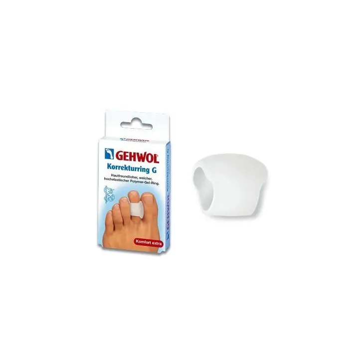 Силиконов коригиращ пръстен за пръстите на краката Gehwol, предпазва от протриване, 3 бр, (35924167)