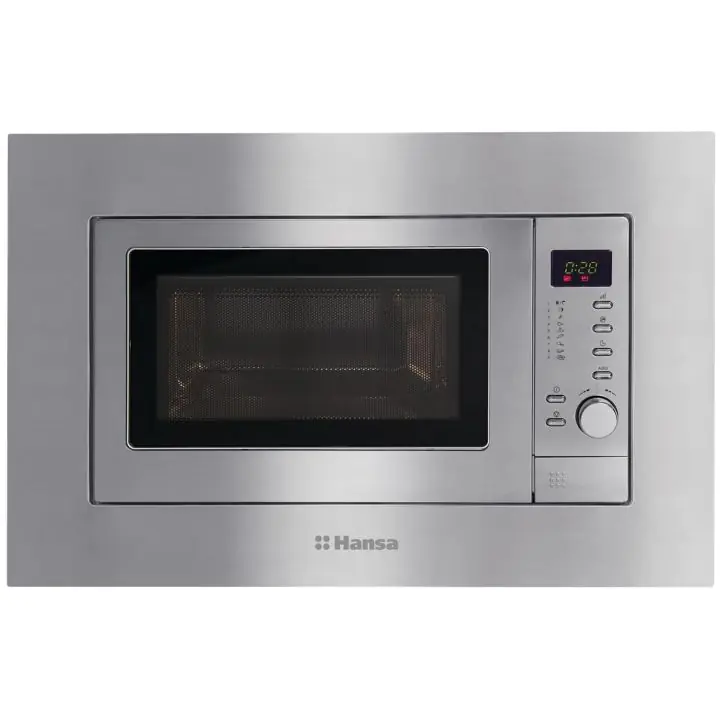 Микровълнова фурна за вграждане Hansa AMG20IFH,20L, 1200W, 9 програми, LED Дисплей, Инокс, (13860)