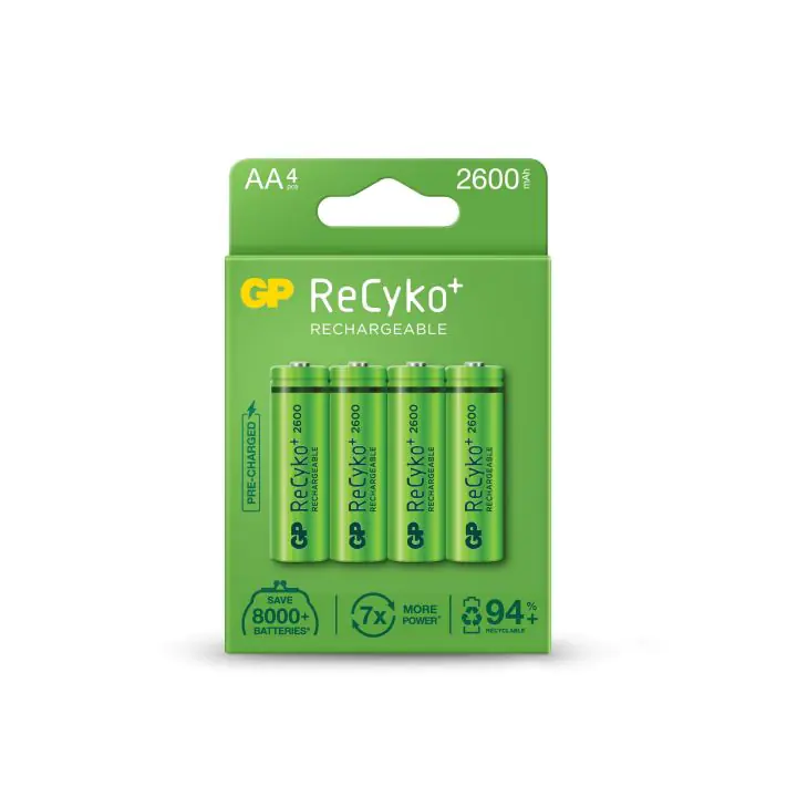Акумулаторна Батерия GP R6 AA 2600mAh NiMH 4 бр. 270AAHCE-EB4 GP, (35934881)