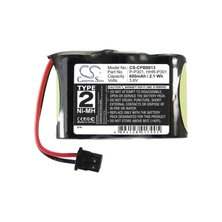 Батерия за телефон 3* 1/2АА 3.6V NiMH 600mAh T279 KX-A36A Cameron Sino, (35938190)