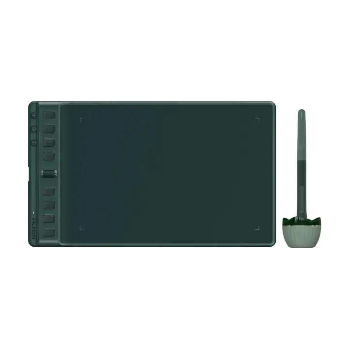 Графичен таблет HUION Inspiroy 2 M, 5080 LPI, Зелен, (35936052)