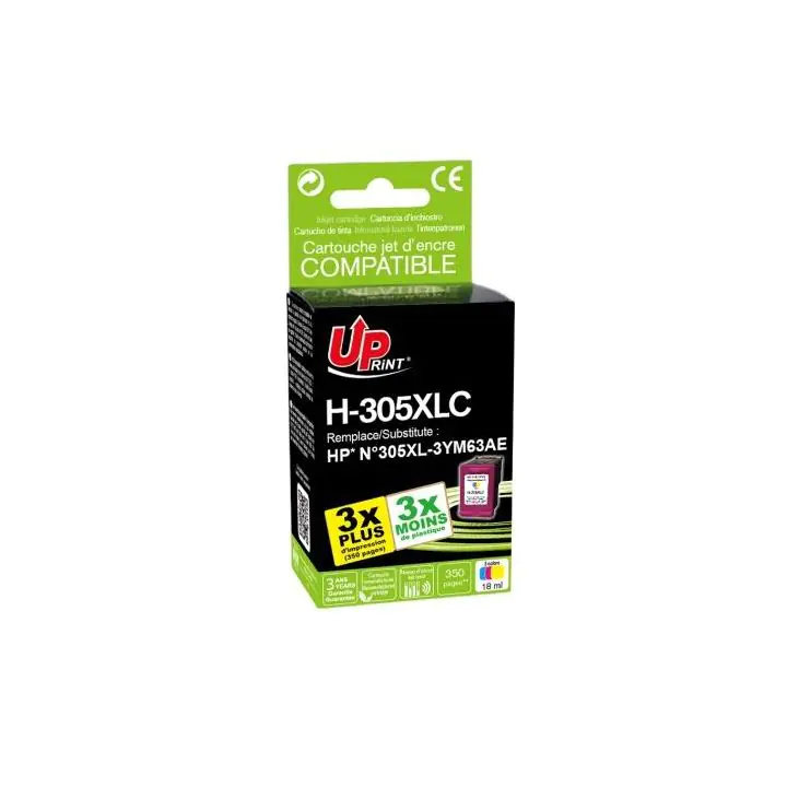 Мастилница UPRINT, HP 305XL, 3YM63AE, Цветна, (35938458)