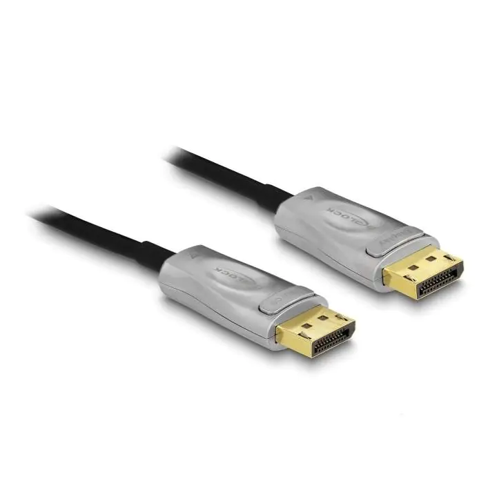 Оптичен кабел Delock, Активен, DisplayPort 1.4 8K, 50 m, (35937956)