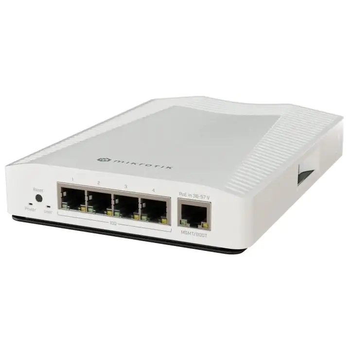 Суич MikroTik -CRS304-4XG-IN, 1 x Gigabit Ethernet ports, 4 x 10G, PoE in:802.3af/at, (35939057)
