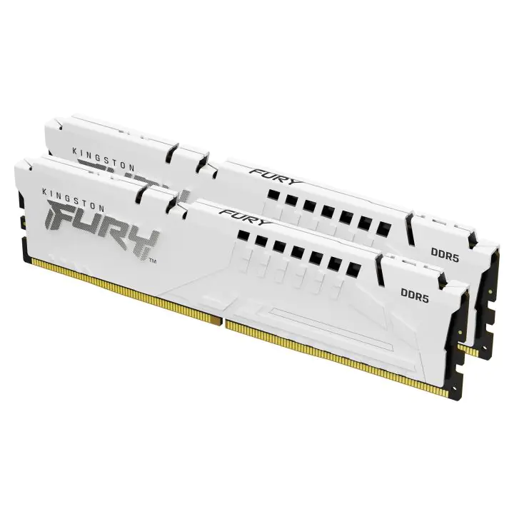 Памет Kingston FURY Beast White 32GB(2x16GB) DDR5 - KF560C30BWEK2-32, (35937762)