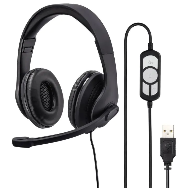 Слушалки с микрофон HAMA HS-USB300, (35933781)