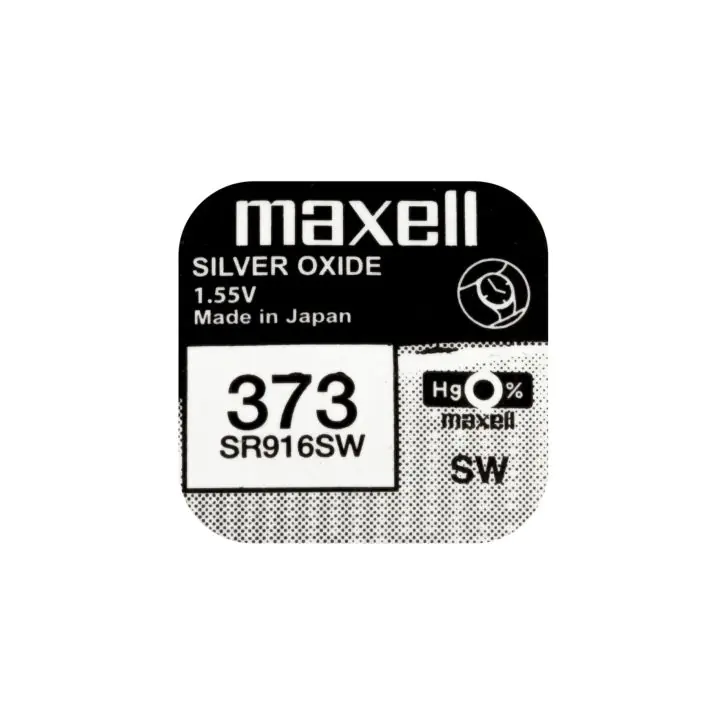 Бутонна батерия сребърна MAXELL SR916 SW /373/1.55V, (35932596)