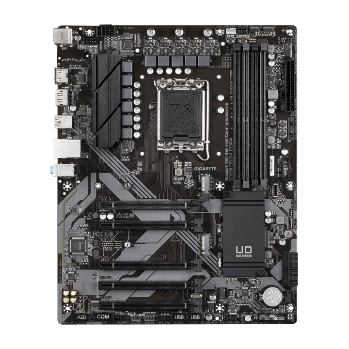 Дънна платка GIGABYTE B760 DS3H, socket 1700, ATX, (35935855)
