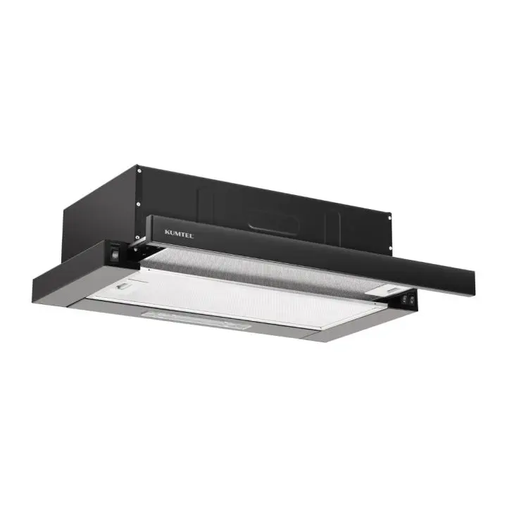 Абсорбатор за вграждане Kumtel DS6-905A S /310929/, два мотора, черен, (35950252)