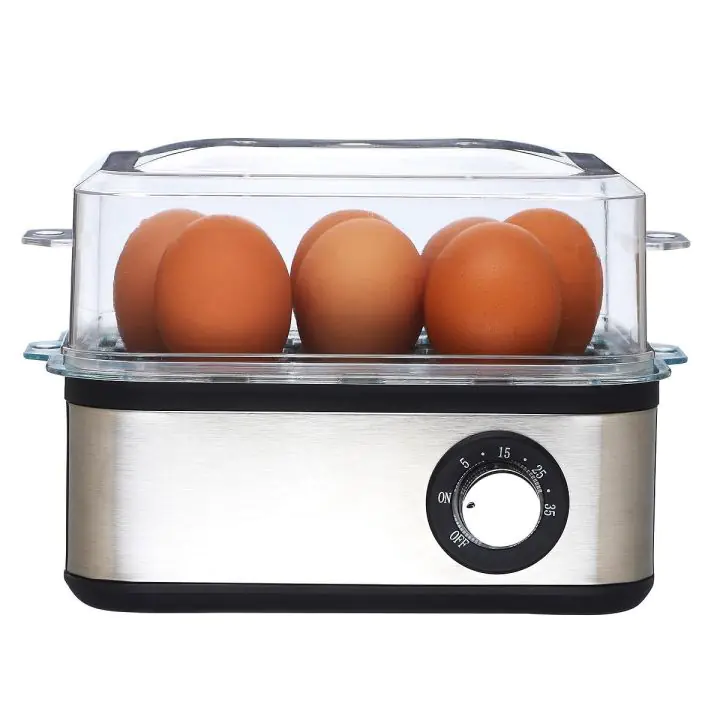 Яйцеварка Elite EBS-8-1246, 500W, Инокс, (21272)