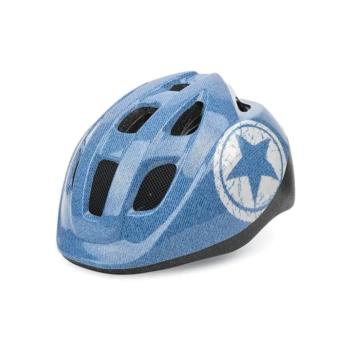 Аксесоар за велосипед Polisport, JUNIOR HELMET - JEANS ( S= 52/ 56 ), BLUE / WHITE - 8740400019 Каски, 13525