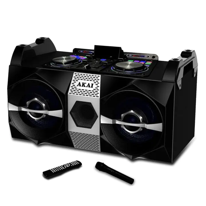 Аудио система AKAI DJ-S1HB, Черен, Мощност 120W, Bluetooth (22169)