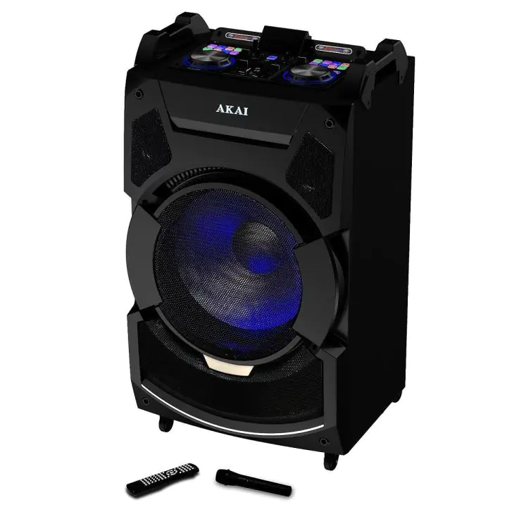 Аудио система AKAI DJ-S3HB, Черен, Mощност 220W, Bluetooth (22170)