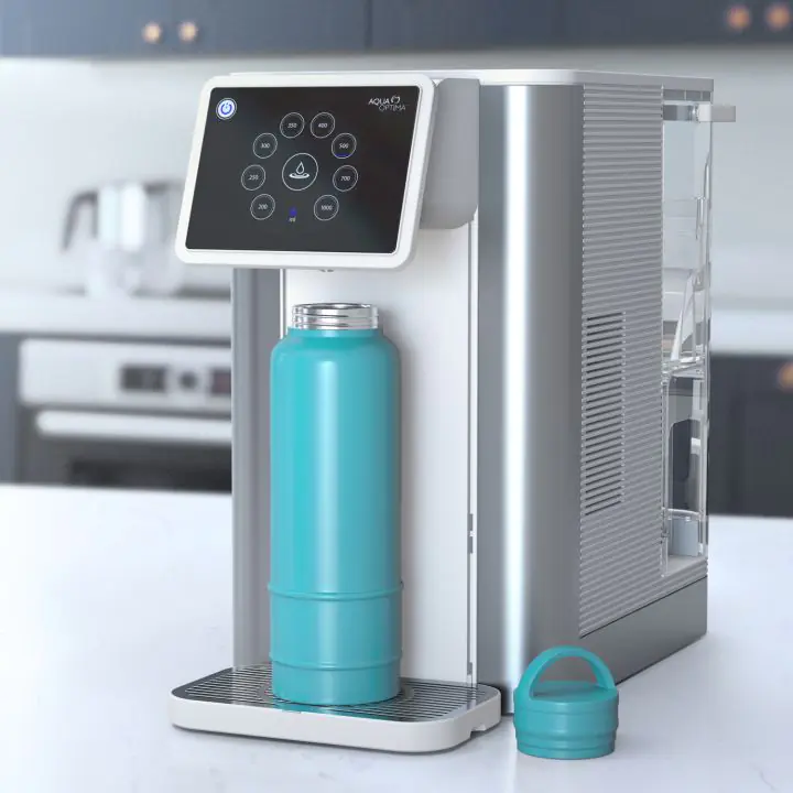 Диспенсър за охладена филтрирана вода Aqua Optima AUC111 с филтър Evolve, 2100W, 3.8 литра, (20583)