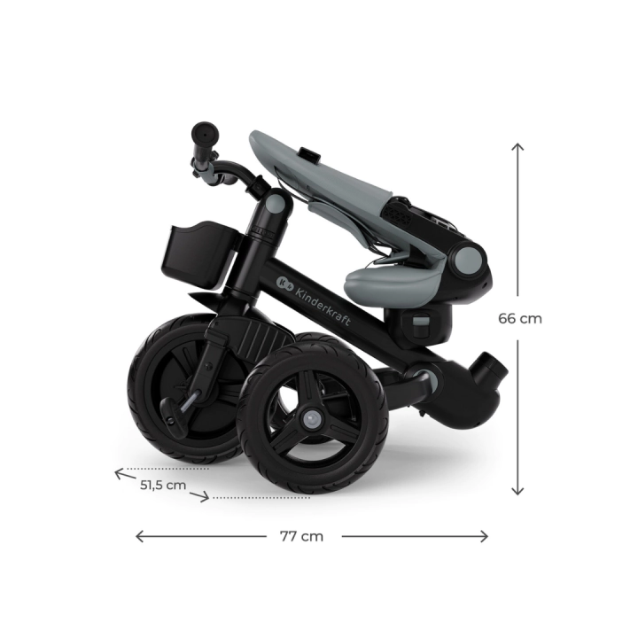Kinderkraft AVEO 2 Plus триколка GREY, (35948287)