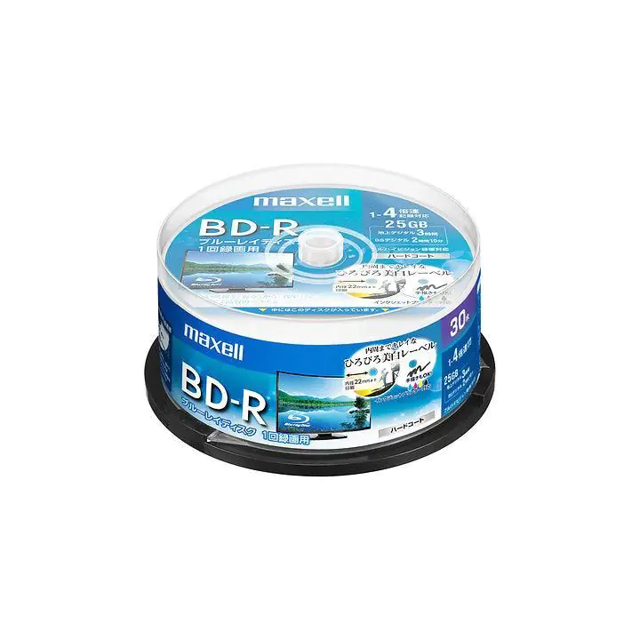 BD-R MAXELL, Single layer, Blu-Ray, 25 GB, 4x, Printable, 25 px., (35932770)