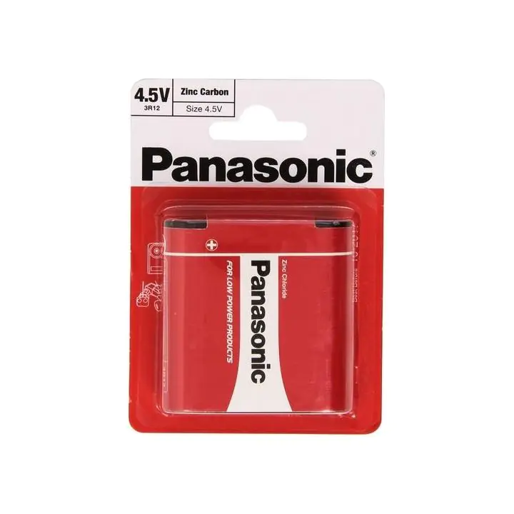 Цинк карбонова батерия GP 3R12 /1 бр. в опаковка/ блистер 4.5V PANASONIC, (35933966)
