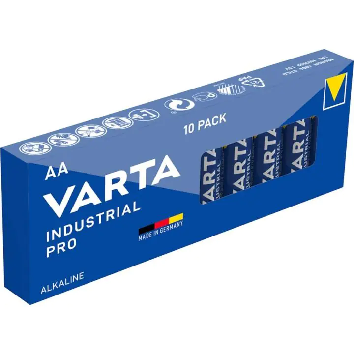 Алкални батерии индустриални LR6 AA 1,5V 10PK INDUSTRIAL PRO4006 VARTA, (35937351)