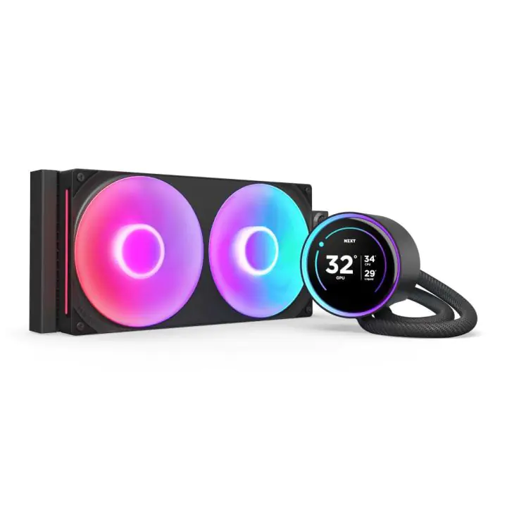 Охладител за процесор NZXT Kraken Elite 280 V2 RGB Black LCD Display, (35938854)