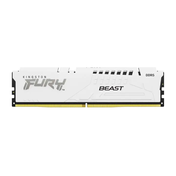 Памет Kingston FURY Beast White 16GB DDR5 6000MHz CL36 KF560C36BWE2-16, (35938322)