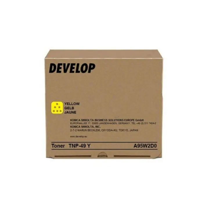 Тонер касета DEVELOP TNP49Y, ineo+ 3351, +3851, 12000 k., Yellow, (35935446)