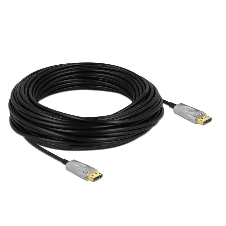 Оптичен кабел Delock, Активен, DisplayPort 1.4, 8K, 25 m, (35937966)