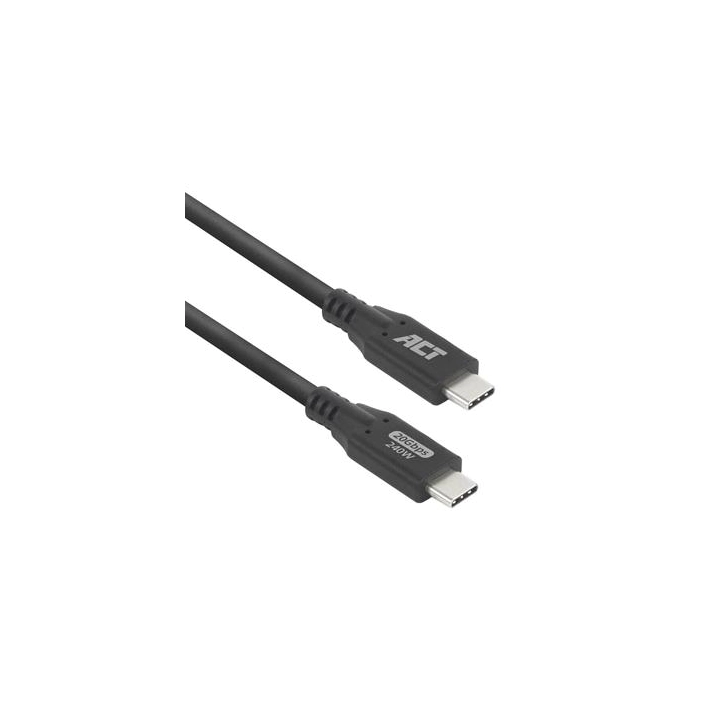 ACT Кабел USB-C - USB-C, 2 м / USB4, 20Gbps, 240W, (35939728)
