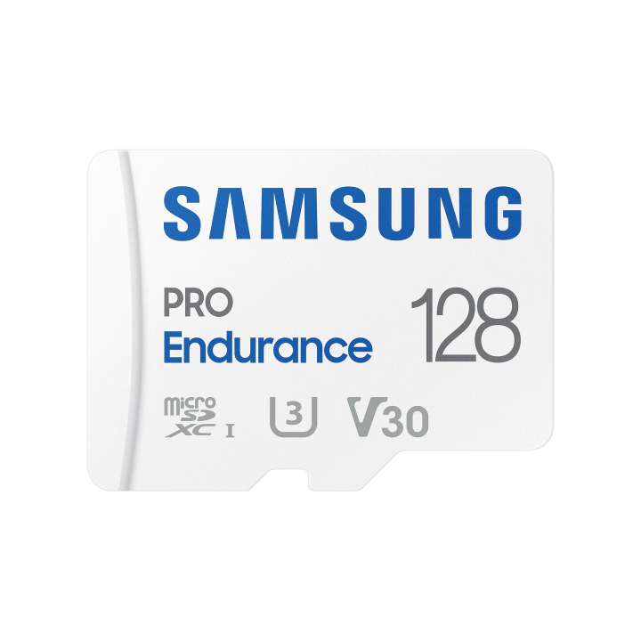 Карта памет Samsung PRO Endurance, microSDXC, UHS-I, 128GB, Адаптер, (35937306)